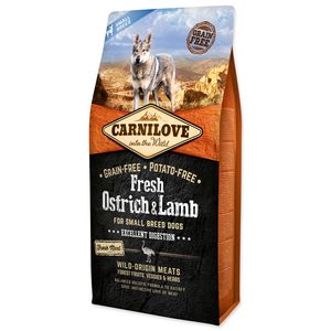 CARNILOVE Fresh Ostrich & Lamb Excellent Digestion for Small Breed Dogs