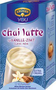 Krüger You Chai Latte Typ Vanille-Zimt Classic India extra cremig | 10 Portionen