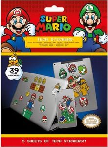 SUPER MARIO STICKER (MUSHROOM KINGDOM) (39TLG) - Fanúšikovia