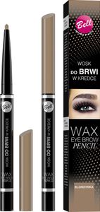 BELL_Wax Eyebrow Pencil wosk do brwi w kredce 01 Blondynka