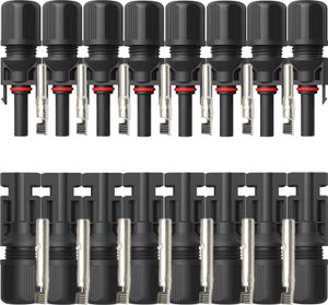 PV Solarstecker Stecker wasserdicht Solarkabel Buchse Verbinder 1-100 Paar 1500VMenge:8-Paar
