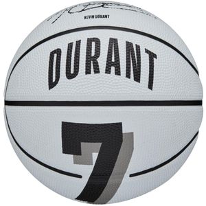 Wilson NBA Player Icon Kevin Durant Mini Ball WZ4007301XB, Basketballbälle, Unisex, Weiß, Größe: 3