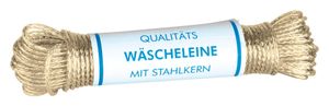Hansi Wäscheleine mit Vollstahleinlage Stärke: ca. 3,5 mm / Länge: ca. 20 m / ummantelt