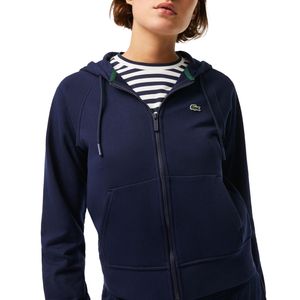 Lacoste Bio Cotton Fleece Sweatjacke s kapucí Damen