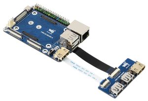 Waveshare Mini Base Board für Raspberry Pi 4B: Erweiterung mit USB, HDMI und Gigabit Ethernet