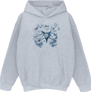 Disney - "Nightmare Before Christmas Paint Spray Carers" Kapuzenpullover für Damen BI12235 (M) (Grau meliert)