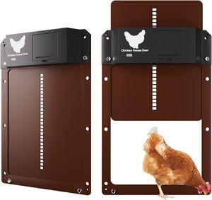 Automatische Hühnerklappe Türöffner, Türöffner Hühnerstall, Automatisch Hühnertür Mit Lichtsensor, Sichere Hühneraufzucht