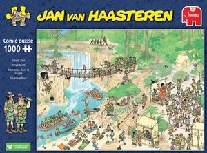 Jumbo Spiele 1110100316 Jan van Haasteren - Dschungeltour - 1000 Teile Puzzle