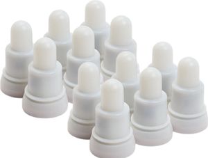 12x Duni LED Kerze Multicolour Warmweiss Mehrfarbig Ersatzkerze für Duni LED-Set