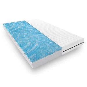 Inovativní matrace ze studené pěny s gelovým topperem a příjemným potahem z mikrovlákna - Gelová matrace 180x200 cm