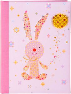 Goldbuch Babytagebuch Bunny rosa 21x28 cm 44 illustrierte Seiten