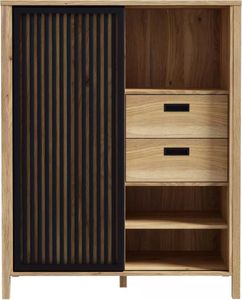 Highboard inkl. 1 Tür und 2 Schubladen JYTANA von Forte Eiche