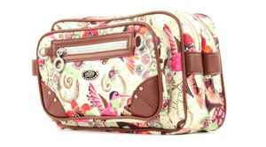 Oilily Kulturbeutel Tropical Birds Pocket Cosmetic Bag Cream-White weiß mehrfarbig Oilily Kulturbeutel Tropical Birds Pocket Cosmetic Bag Cream-White weiß mehrfarbig