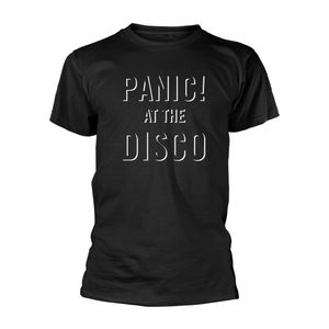 Panika! At The Disco - Tričko s logem pro muže/dámy Unisex PH1853 (L) (Černá)