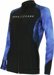 Aqua Lung Rashguard Galactic Blue mit Reisverschluss LSF 50 Frauen Größe L