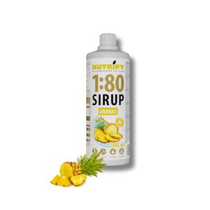NUTRIFY Vital Drink 1:80 Sirup 1L für 80 Liter Getränkesirup Sirup – Ananas