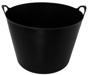 ADGO® Flexibler Behälter Container Für Haus Garten Wäschekorb Schwarz 42L