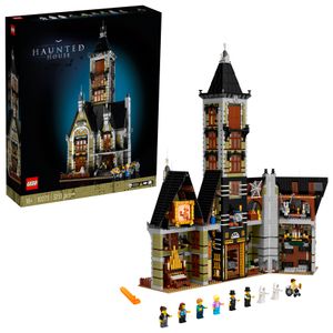 LEGO 10273 Icons Geisterhaus auf dem Jahrmarkt, Set für Erwachsene, Motorantrieb mit Powered Up