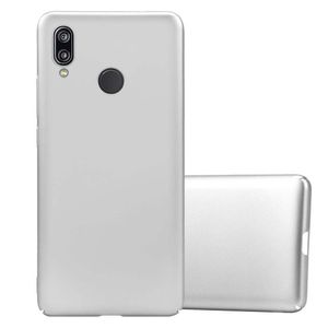 Cadorabo Case for Huawei P20 LITE in METAL SILVER Tvrdé plastové pouzdro proti poškrábání a nárazům Ochranný kryt Bumper Ultra Slim Back Case Hard Cover