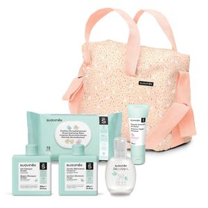 Suavinex Bolso Cosmetica Bebe #coral Set 6 Pcs