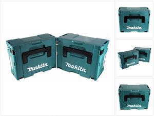Makita Makpac Set Gr. 2 + 3 Transportbox / Werkzeugkoffer