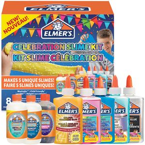 Elmer’s Festtagsschleim-Set | Zubehör für Slime enthält verschiedene Magische Flüssigkeiten & verschiedene Flüssigkleber | 8-teilig