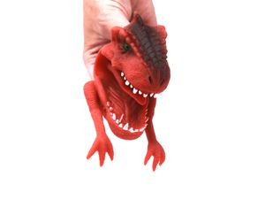 Stretch Fingerpuppe Dinosaurier rot