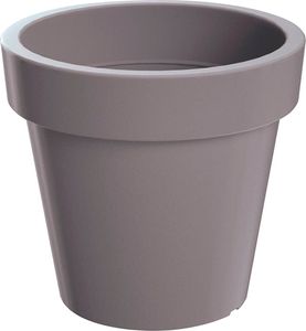 Prosperplast Round Lofly 24.5x24.5x22.5 Cm Blumentopf Grau  Grau One Size