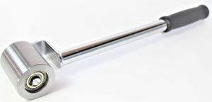 Profi Andrückrolle 60 mm Metall Andrückwalze Andrück Rolle Folie Dachdecker lang