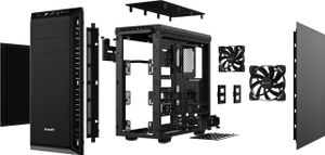 bądź cicho! Geh Pure Base 600 Black