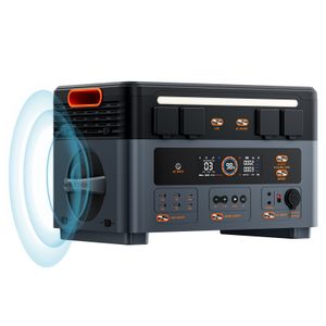 OSCAL PowerMax 2400 Trennbare Solarspeicher 2400W Powerstation mit Stereo x2, Microinverter, 16 Anschlüsse, LiFePO4 Stromerzeuger für Schnellladen OSCAL PowerMax 2400 Trennbare Solarspeicher 2400W Powerstation mit Stereo x2, Microinverter, 16 Anschlüsse, LiFePO4 Stromerzeuger für Schnellladen