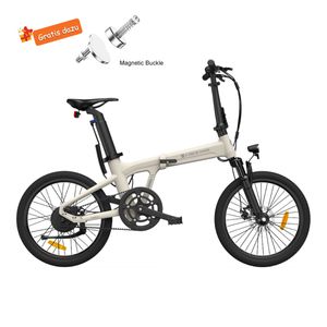 ADO E-Bike ADO Air 20S Skladací E-Bike, E-Skladací bicykel, E-Bike, 250W (verzia pohlcujúca nárazy), 20 palcov, Smart APP, biela