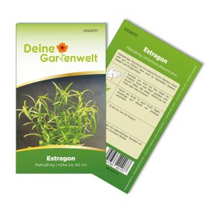 Estragon Mehrjährig Samen - Artemisia dracunculus - Estragonsamen - Kräutersamen - Saatgut für 50 Pflanzen