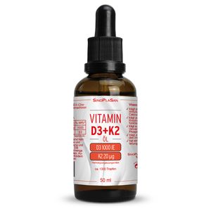 Vitamin D3/K2 Öl 1000IE/20µg Tropfen 50 ml