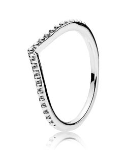 Pandora 196315 Ring Perlenförmiger Wunsch Silber Gr. 56