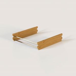 Hochbeet-Zusatzmodul aus Holz mit Vlieseinlage, Metallstiften, Blechstreben von holz4home®
