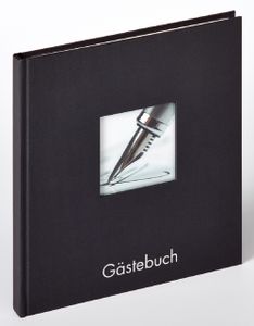 Walther, GB-205-B, Gästebuch Fun, schwarz, 23x25 cm