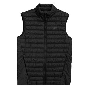 4F - Herren daunenartige Weste Winter Vest, Größen:L, Farben:schwarz