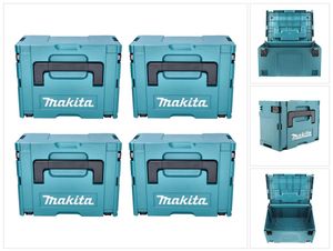 Makita MAKPAC Gr. 3 Kunststoffkoffer 395 x 295 x 215 mm 4 Stk. ( 4x 821551-8 )