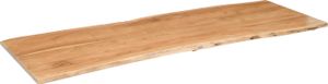 Tischplatte Baumkante Akazie Eiche 140 x 60 cm CURT