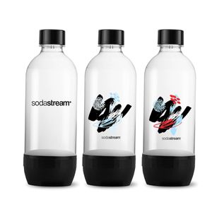 Sodastream 3000036 Plastikflaschen, 1 l, Gelb, Rot, Orange, 3 Stück