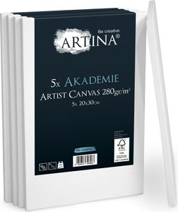 5er Set Artina Akademie Keilrahmen Leinwand 5er Set Artina Akademie Keilrahmen Leinwand