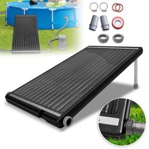 LZQ Solar Poolheizung Sonnenkollektor 111,5 x 66cm Poolheizungen Solarheizung Pool Heizungen Solaranlage für Warmwasser Gartendusche Pool