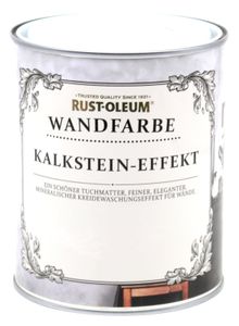 Rust Oleum Wandfarbe Kalkstein-Effekt 1L Dunkler Beton