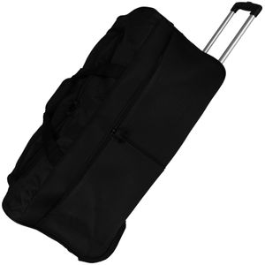 XL Trolleytasche 85L mit 2 Rollen schwarz Reisetasche Trolley Koffer Reisekoffer Reisegepäck