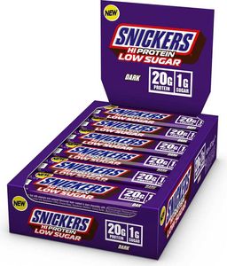 Mars Snickers M&M MilkyWay Protein Bar Box á 12 Riegel Snickers Dark Chocolate Low Sugar 12x57g
