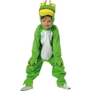 Kinder Frosch Plüschkostüm # Karneval Fasching Tier Kostüm # Gr. 128
