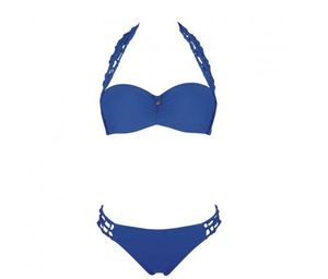 Chiemsee Damen Bikini Angelina 2 Dazzling Sea, Farbe:blau, Größe:XL, Chiemsee Cup-Größe:Cup C