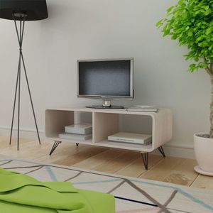TV Schrank 90x39x38,5 cm Holz Grau
