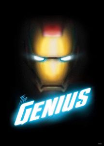 Poster Avengers The Genius 50x70 cm